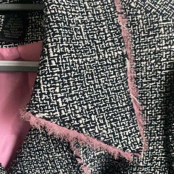 w.o.n.y. Women’s Double Breasted Boucle Coat/Jacket Size 8 - Picture 8 of 13